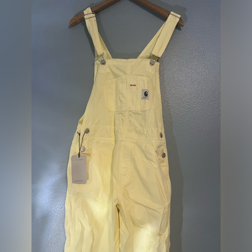 Yellow Carhartt WIP Women’s Overall Straight, extra small, BIB